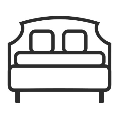 Otel hattı vektör simgesi.