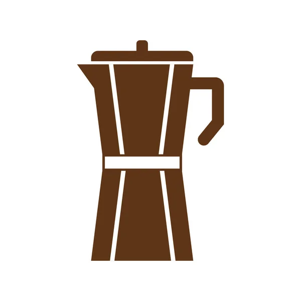 Kaffeemaschine Symbol Vektor Illustration Grafik Design — Stockvektor