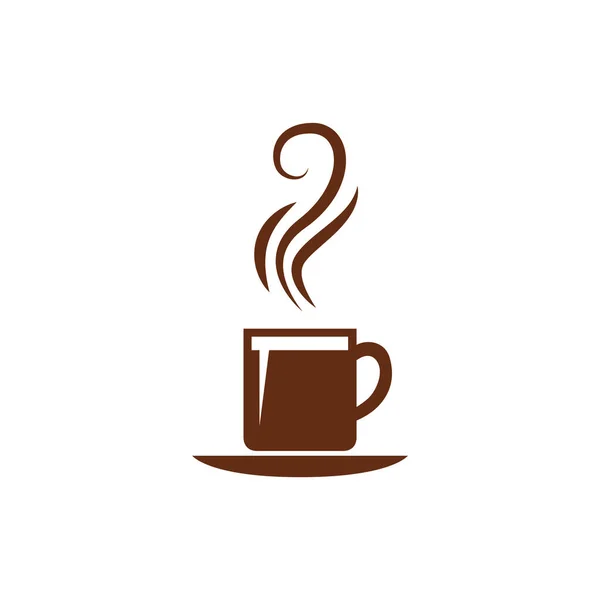 Kahve Ikonu Vektör Illüstrasyonu — Stok Vektör