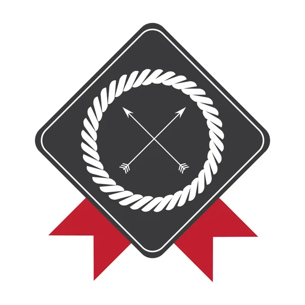 Icono Del Emblema Del Deporte Béisbol Vector Ilustración Diseño Gráfico — Archivo Imágenes Vectoriales