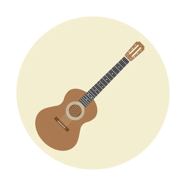 Electric Guitar Vector Icon — Stock Vector