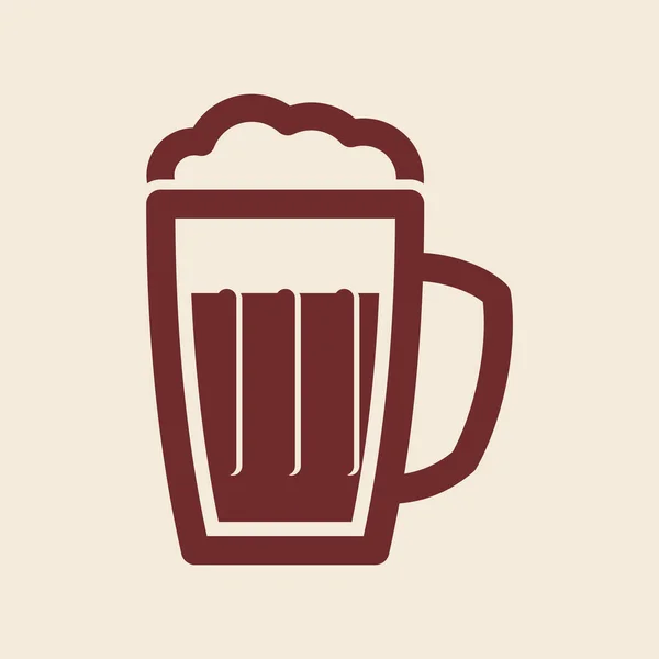 Ilustração Vetorial Criativa Cerveja — Vetor de Stock
