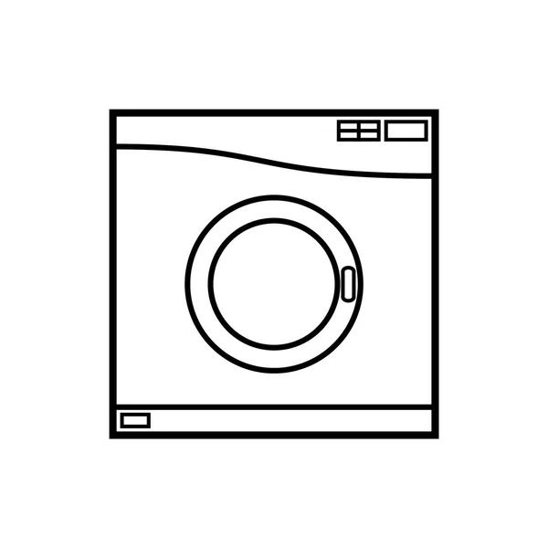 Washing Machine Icon Vector Illustration Graphic Design — Stock Vector