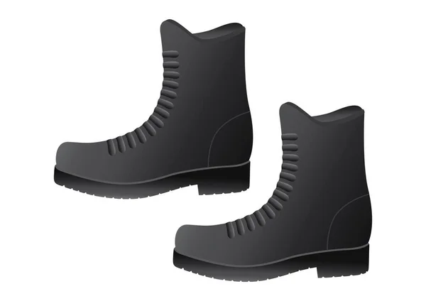 Winterstiefel Symbol Cartoon Stil Isoliert Auf Weißem Hintergrund Sammlung Vektor — Stockvektor