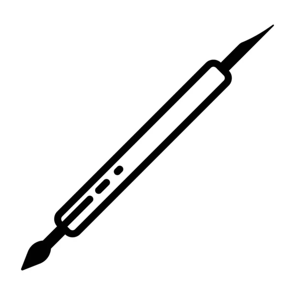 Medizinisches Thermometer Symbol Vektor Illustration Grafik Design — Stockvektor