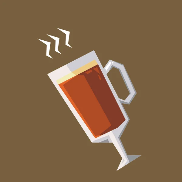 Coffee Icon Vector Illustration — Stock Vector