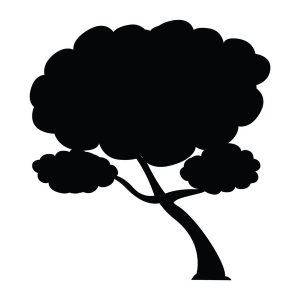 Árvore Ícone Vetor Ilustração Gráfico Design — Vetor de Stock