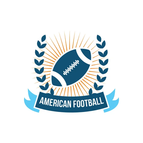 American Football Ikone Vektor Illustration — Stockvektor