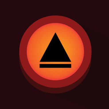 Boşaltmanın vektör simgesi