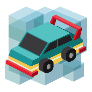 Basit renk vektör illüstrasyonu