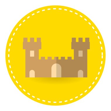 Basit grafik simgesi vektör illüstrasyonu 