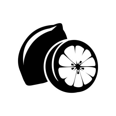 limon ikonu. vektör illüstrasyonu