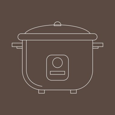 Mutfak gereçleri ikon vektör çizimi