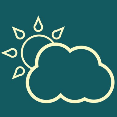 Eğitim simgelerine ve vektör illüstrasyonuna sahip basit biçimlendirilmiş pankart