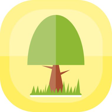 Ağacın yaratıcı vektör çizimi