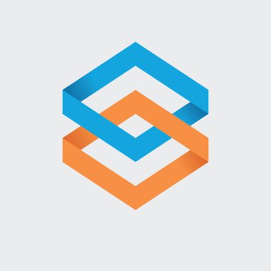 Basit grafik simgesi vektör illüstrasyonu 