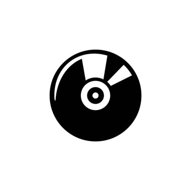 CD dvd simgesi. vektör illüstrasyonu