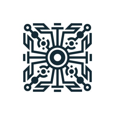 Simgenin yaratıcı vektör illüstrasyonu