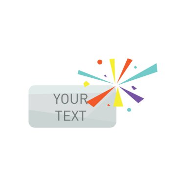 düğme vektör illüstrasyonu, şablon 