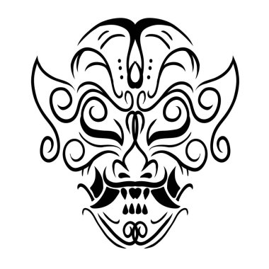 kabile, dövme, vektör çizimi 