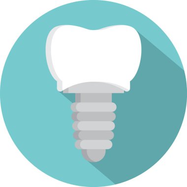 Diş düzlüğü simgesi, vektör illüstrasyonu