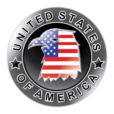 ABD basit renk vektörü illüstrasyonu