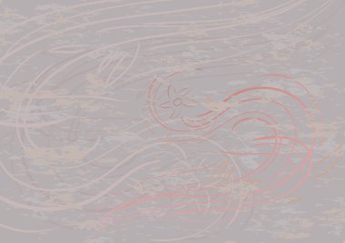 Çiçeksiz desenli vektör çizimi