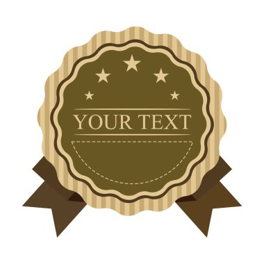 Metin ve yıldızlarla mühürle