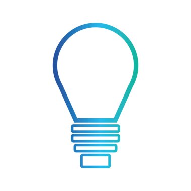 ampul simgesi vektör illüstrasyonu