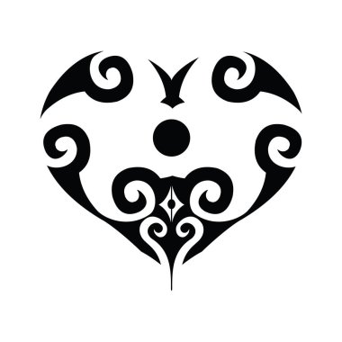 kabile dövme simgesi düz 