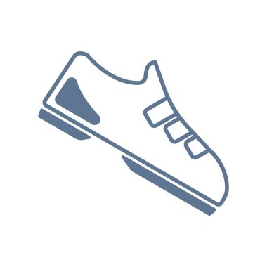 Modern b 'nin vektör illüstrasyonunda ayakkabı yok