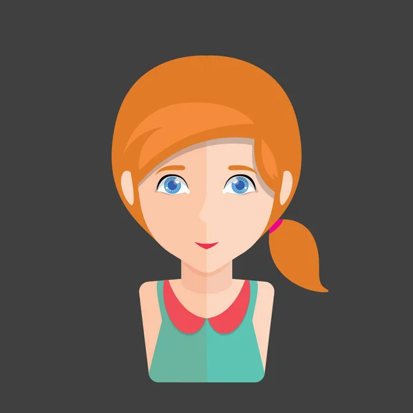 Avatar Vector Illustration Icon Element Background — 스톡 벡터