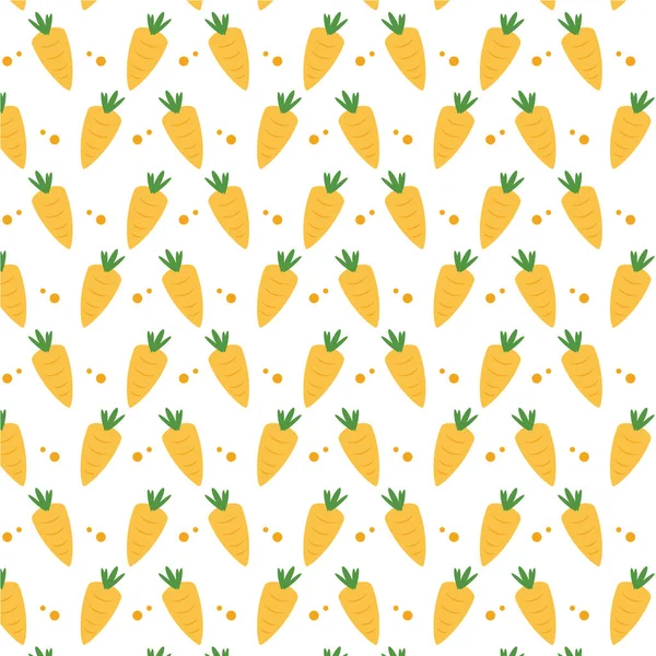 Αδιάλειπτη Μοτίβο Πορτοκαλί Και Κίτρινα Φύλλα Λευκό Φόντο — Διανυσματικό Αρχείο