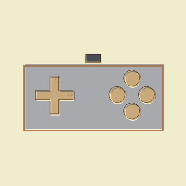 Spelconsole Pictogram Vector Illustratie — Stockvector