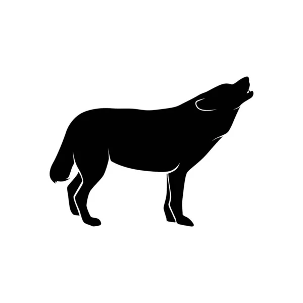 Vectorsilhouet Van Een Hond — Stockvector