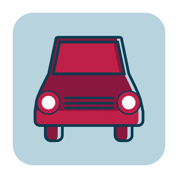 Icono Vector Plano Transporte — Vector de stock