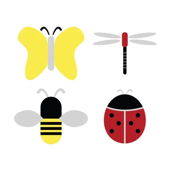 Ilustracja Wektora Pszczoły — Wektor stockowy