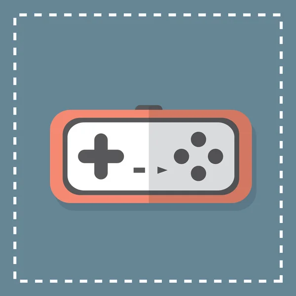 Game Console Icon Vector Illustration — Stock Vector