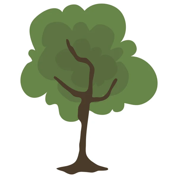 Árbol Icono Vector Ilustración — Vector de stock