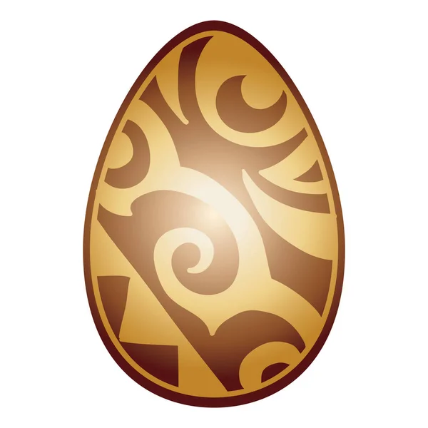 Пасхальное Яйцо Луком — стоковый вектор