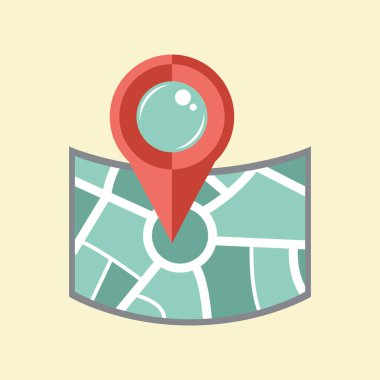 lojistik ikon vektör illüstrasyonu