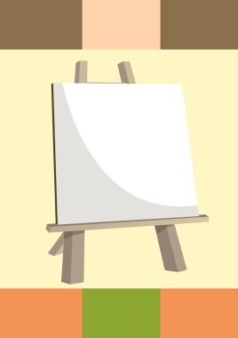 Paletli boş bir panonun vektör illüstrasyonu