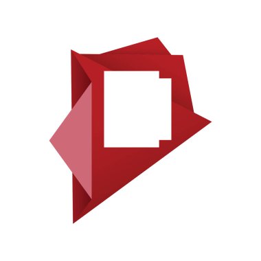 Basit grafik simgesi vektör illüstrasyonu