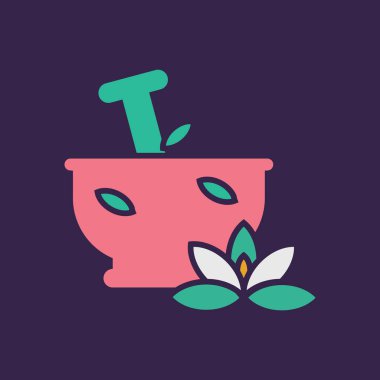 Vektör illüstrasyonu, simge ögesi arkaplanı