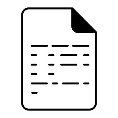 dosya biçimi simgesi vektörü