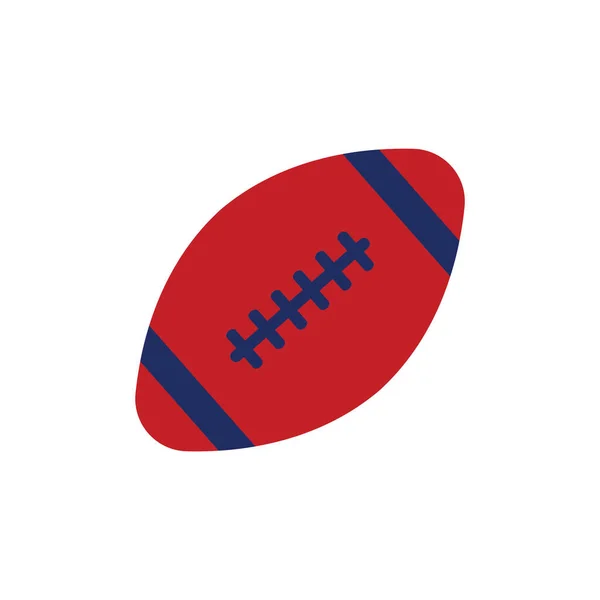 Illustration Vectorielle Icône Ballon Football Américain Design Graphique — Image vectorielle