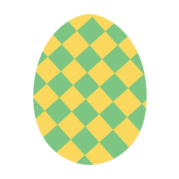 Пасхальное Яйцо Белом Фоне — стоковый вектор