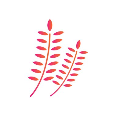 Simgeli basit biçimlendirilmiş pankart, vektör illüstrasyonu