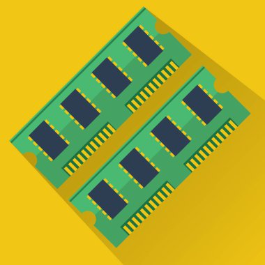 Basit renk vektör illüstrasyonu