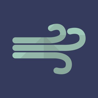 Hava durumu simgesi, vektör illüstrasyonu 